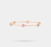 18Kt colour stone bangle